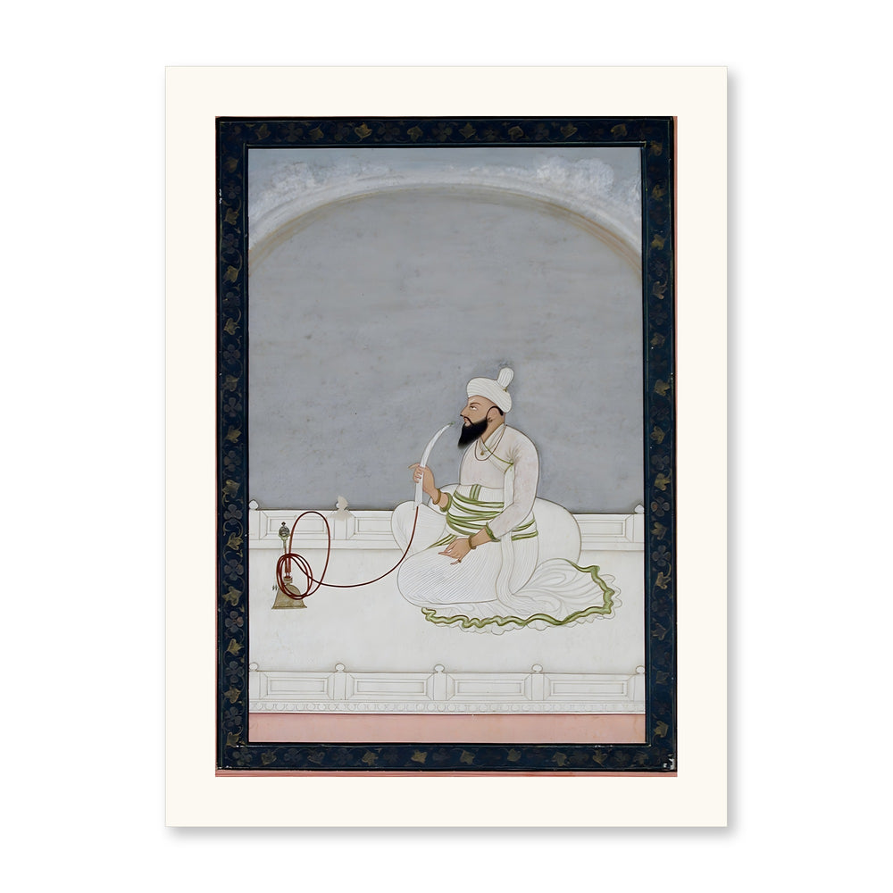 Brij Raj Dev of Jammu smokes a hookah — view 10