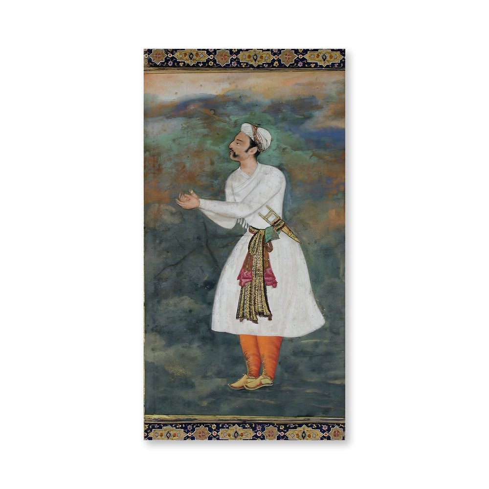 Courtier Standing in an Attitude of Great Respect — view 4