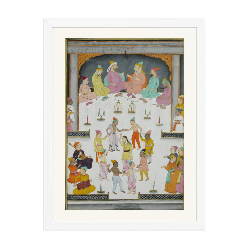 Dervishes dancing before a group of Muslim divines — view 3