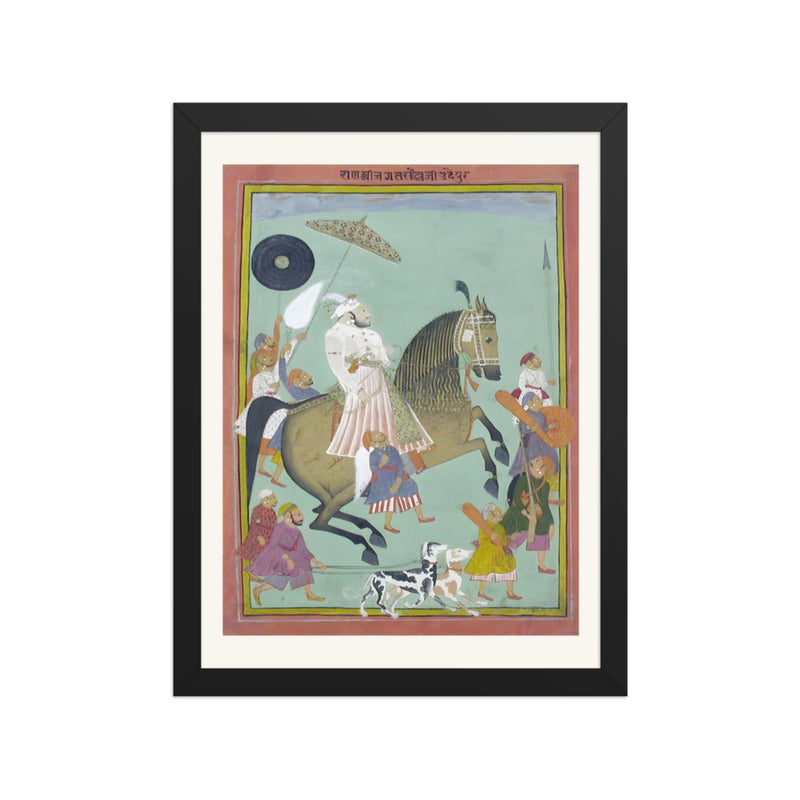 Equestrian portrait of Maharana Jagat Singh II