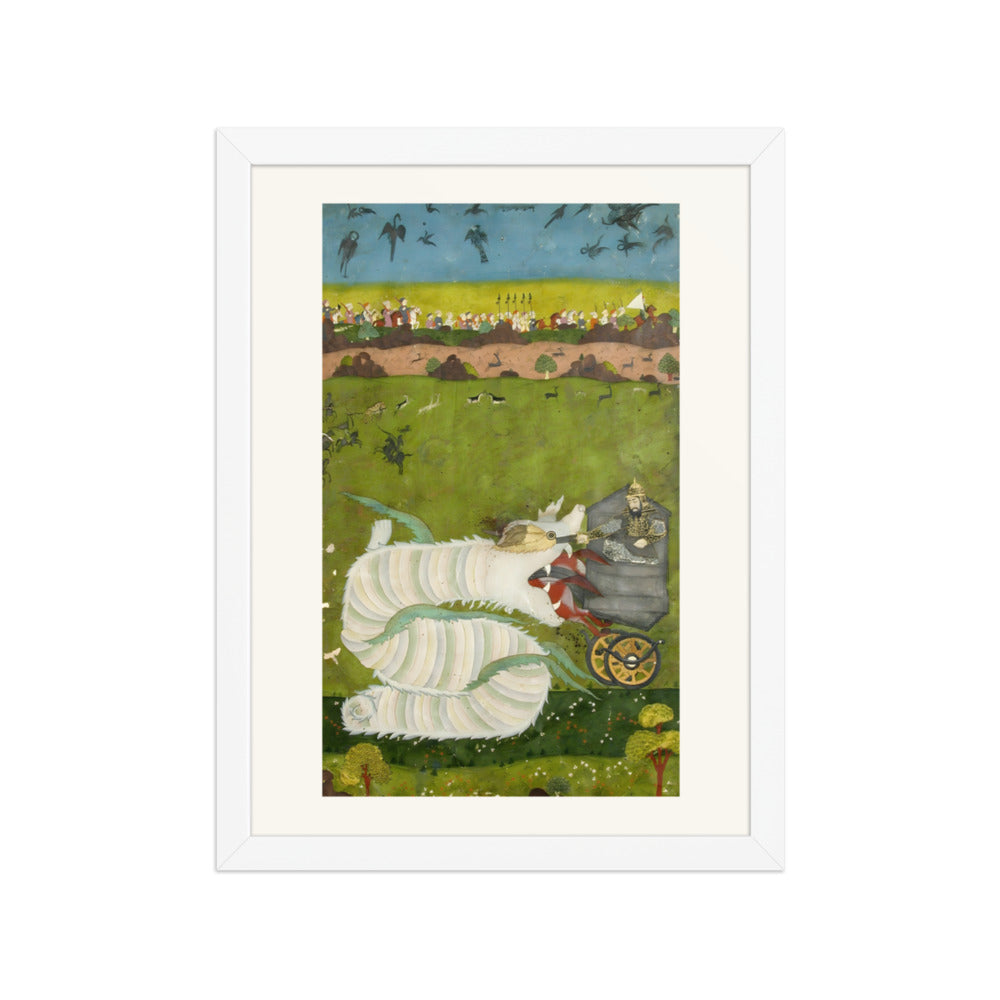 Isfandiyar attacks the dragon — view 3