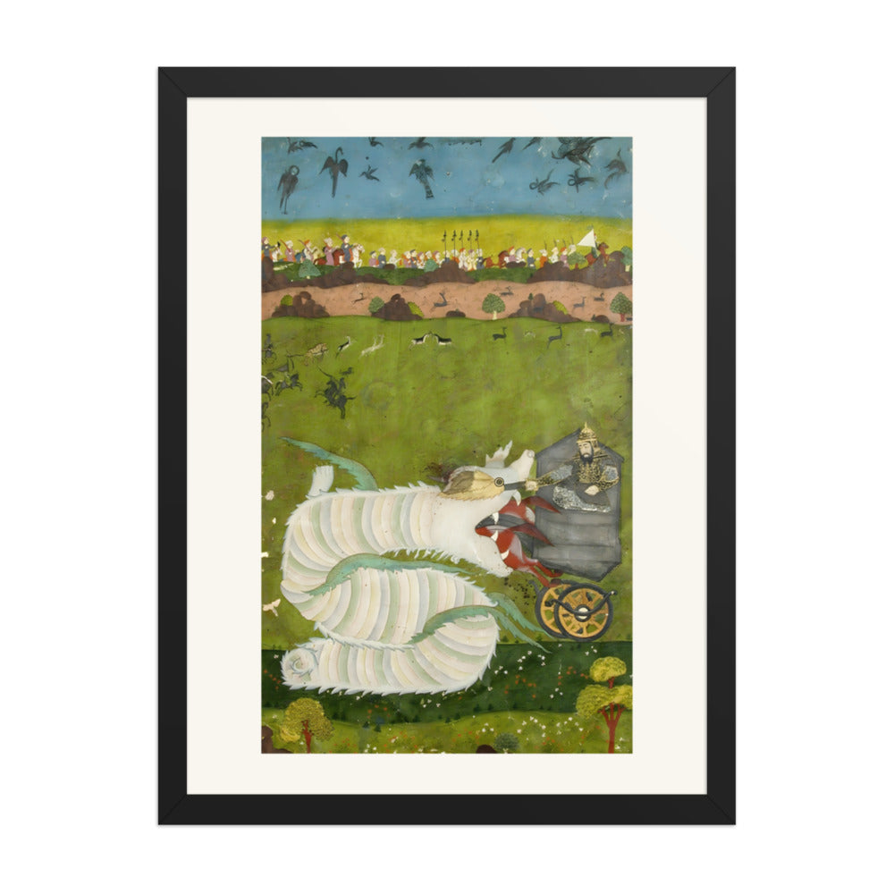 Isfandiyar attacks the dragon — view 4