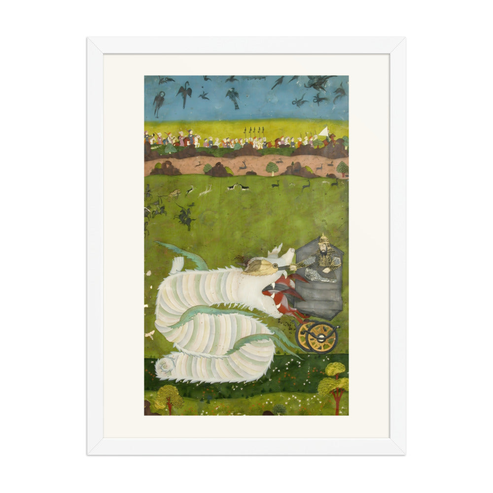 Isfandiyar attacks the dragon — view 6