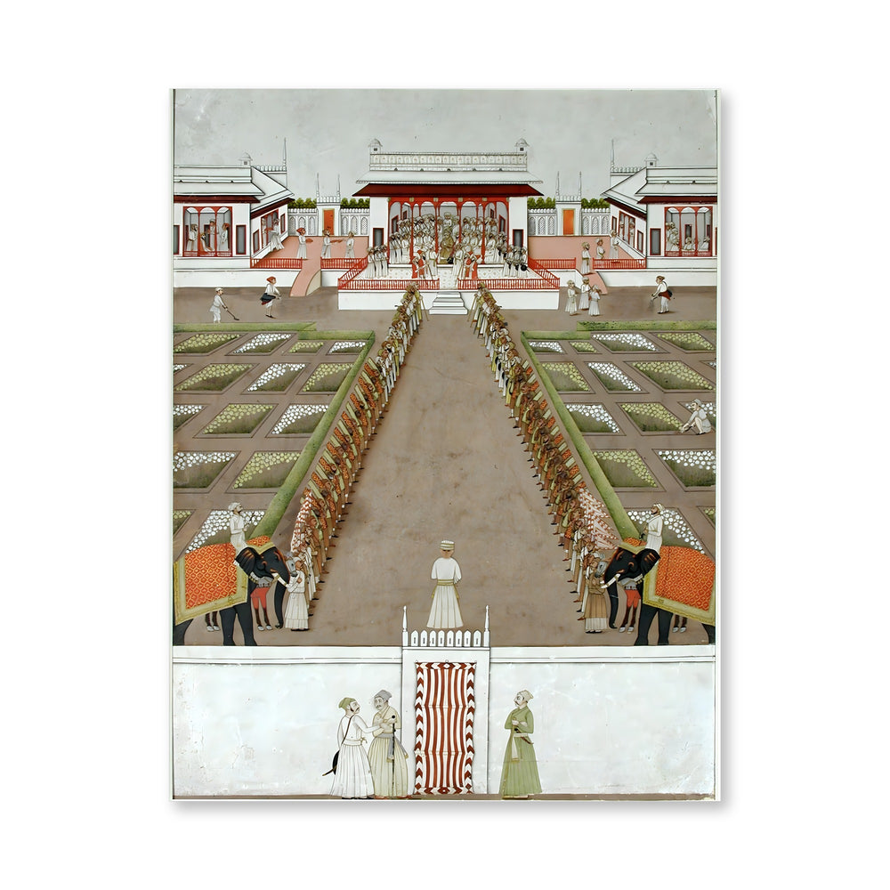 A Nawab Holds Court — Durbar in a Garden Pavilion — view 4