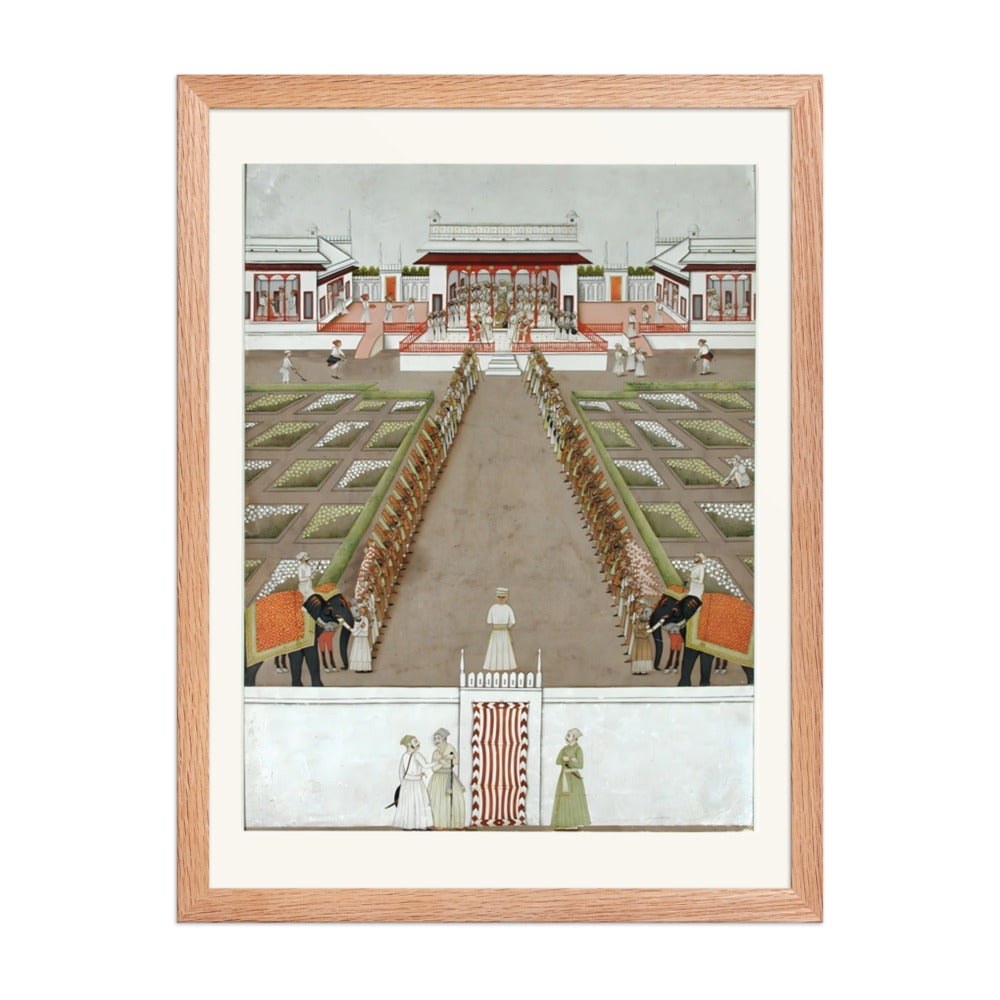 A Nawab Holds Court — Durbar in a Garden Pavilion — view 2