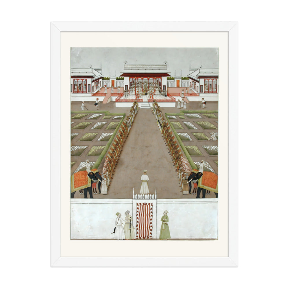 A Nawab Holds Court — Durbar in a Garden Pavilion — view 3