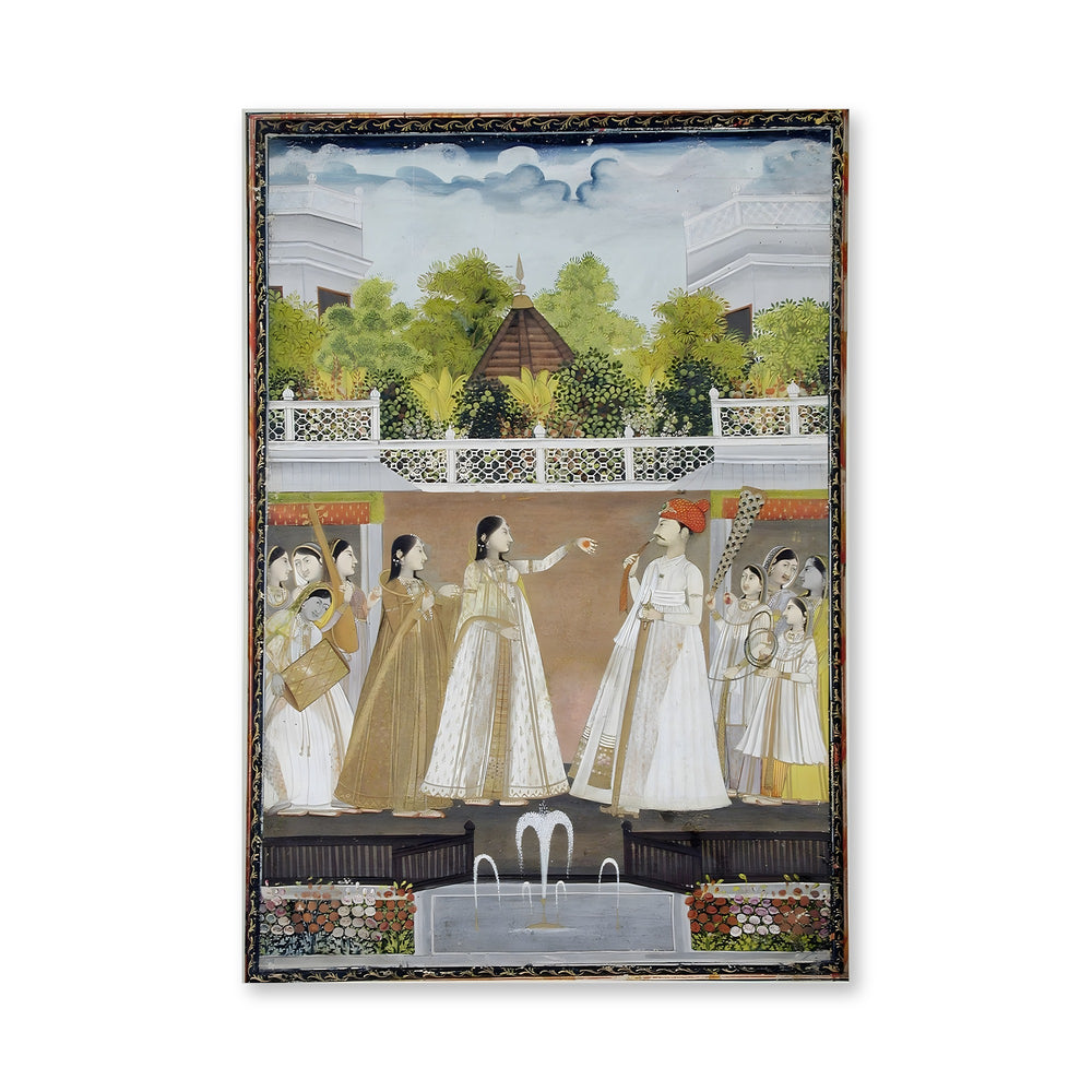 Lovers in the Royal Garden — Rajput Idyll — view 4