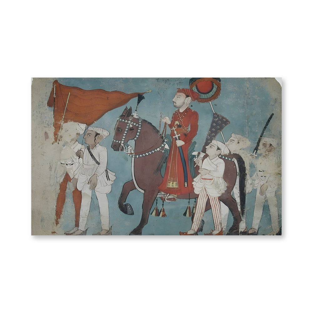A Prince Rides Out with His Retinue — view 4