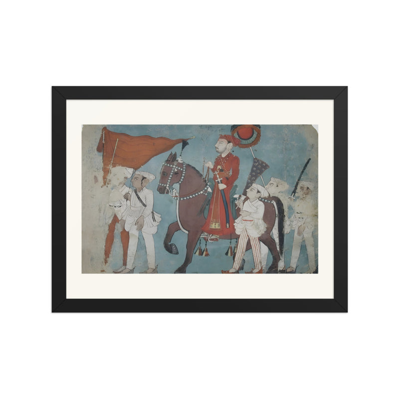 A Prince Rides Out with His Retinue