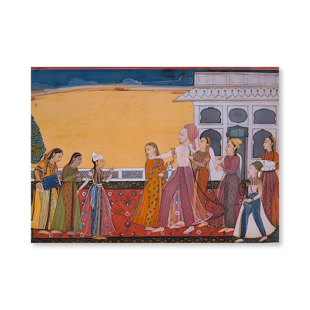 A Raja Among the Zenana — Palace Terrace — view 4