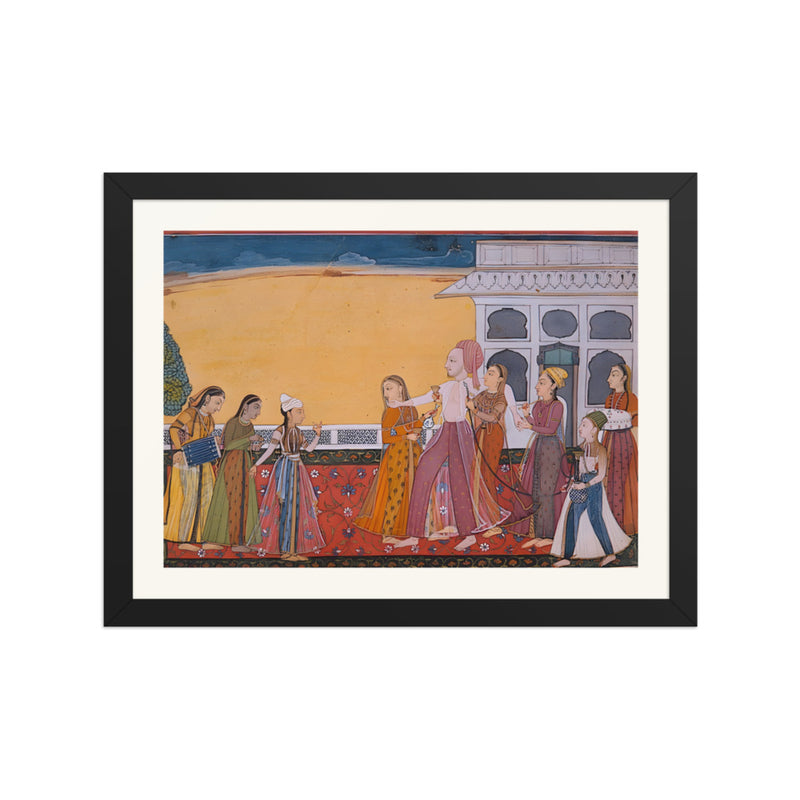 A Raja Among the Zenana — Palace Terrace