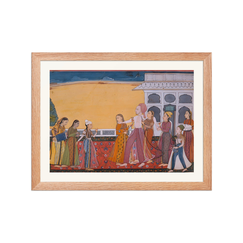 A Raja Among the Zenana — Palace Terrace — view 2