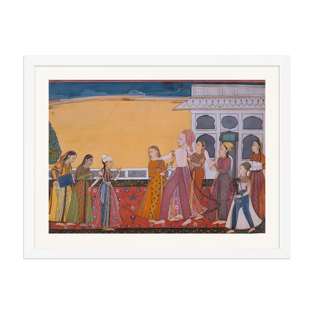 A Raja Among the Zenana — Palace Terrace — view 6
