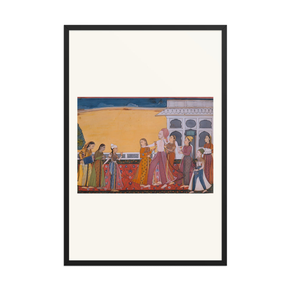 A Raja Among the Zenana — Palace Terrace — view 7