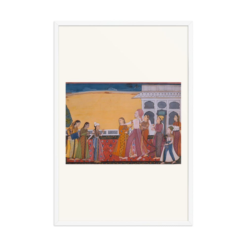 A Raja Among the Zenana — Palace Terrace — view 9