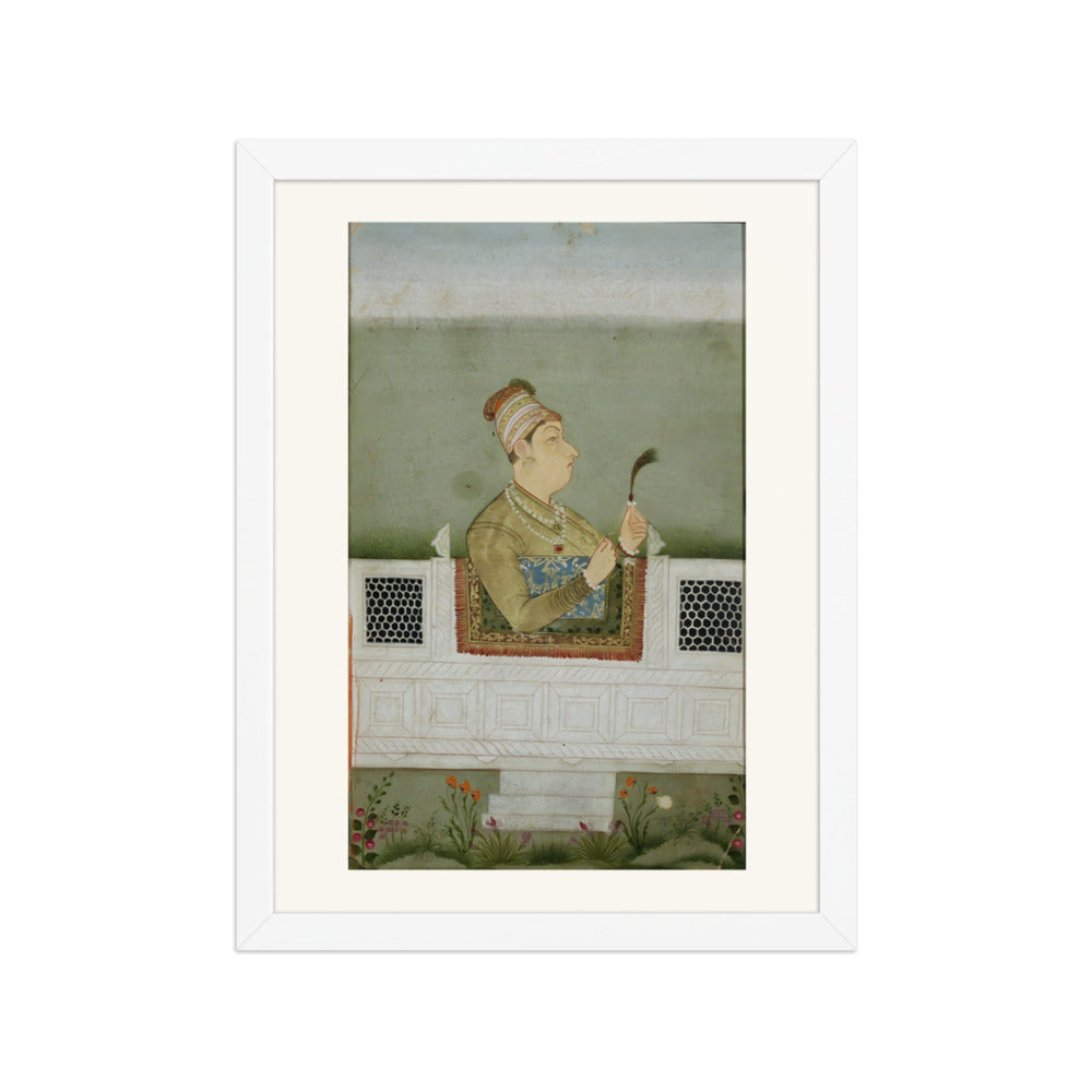 A Ruler with a Jewelled Aigrette — Jharokha Portrait — view 3