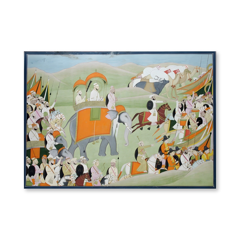 Ala-ud-Din Breaks Camp — A Manuscript Folio — view 4