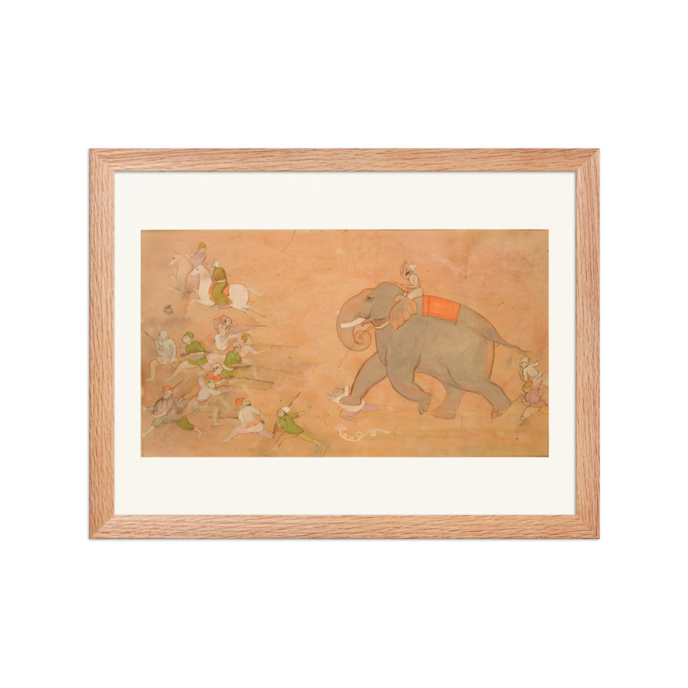 A War Elephant Scatters the Musketeers — view 2