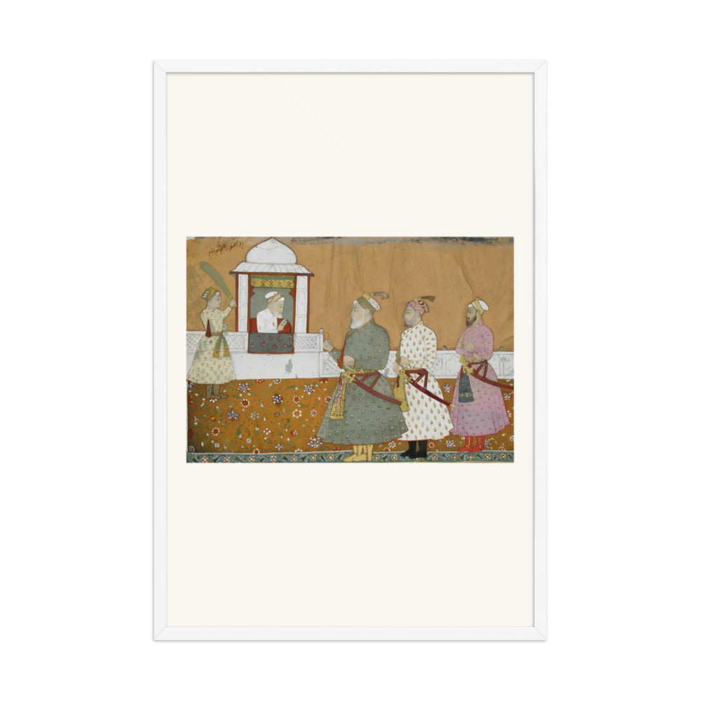 Emperor Aurangzeb in His Pavilion — Mughal Court — view 9