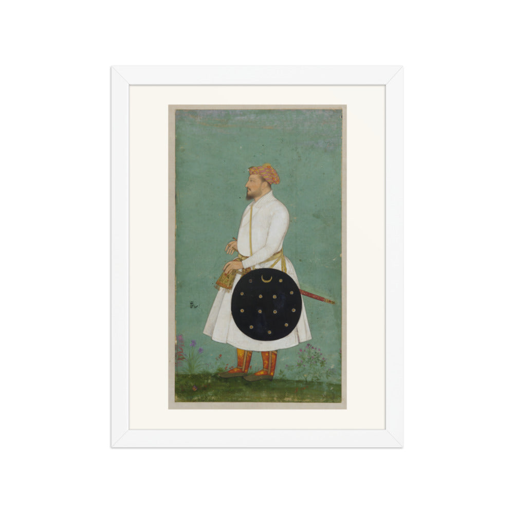 Portrait of Asalat Khan — Restored Mughal Wall Art — view 6