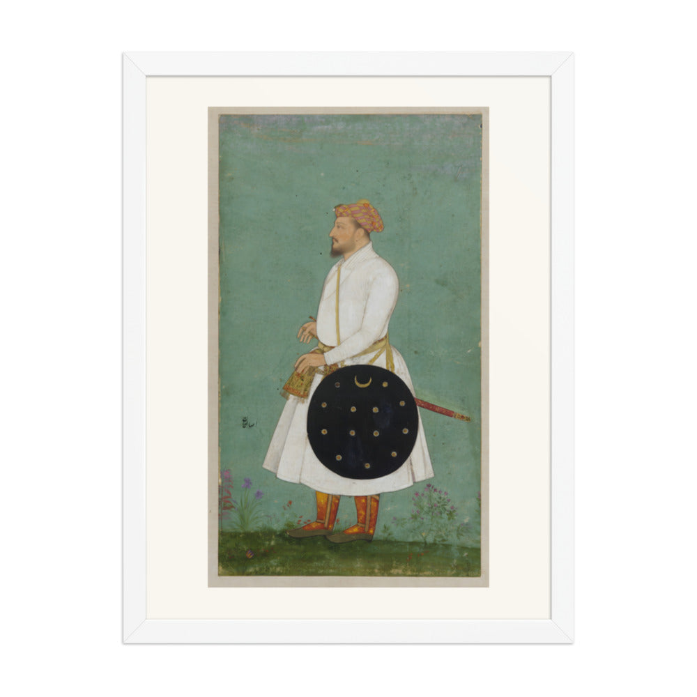 Portrait of Asalat Khan — Restored Mughal Wall Art — view 5