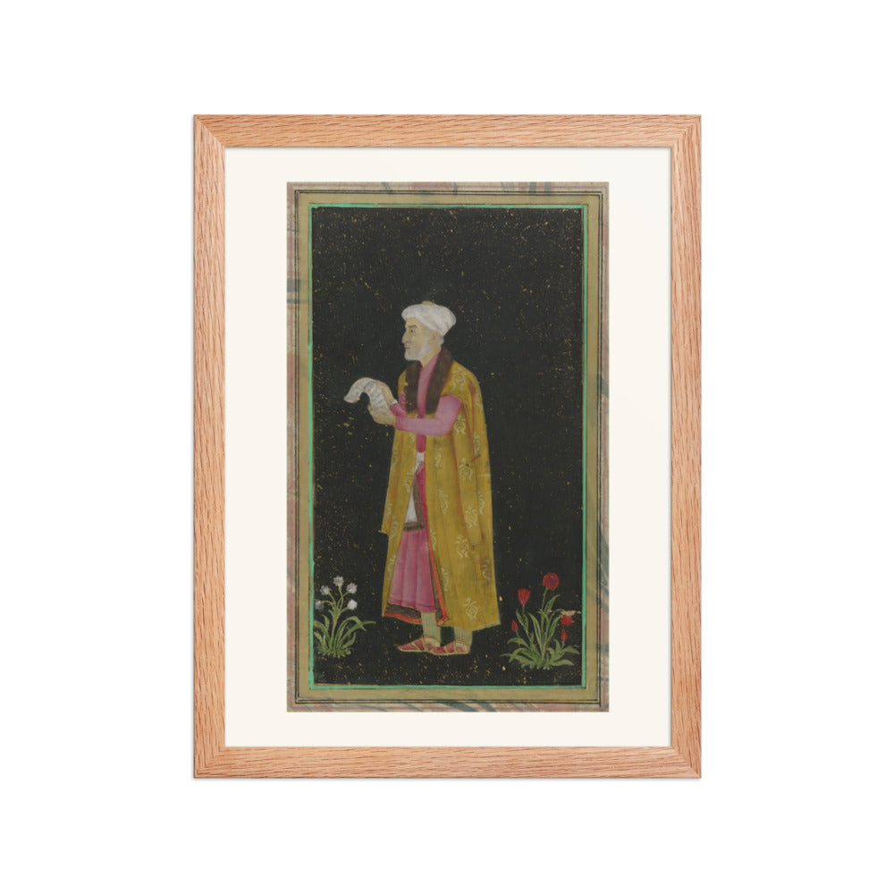 Portrait of I'timad al-Dawla — Restored Mughal Wall Art — view 4