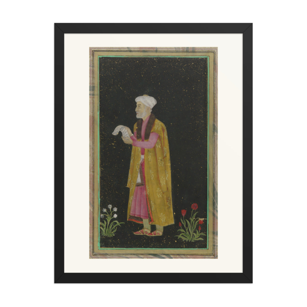 Portrait of I'timad al-Dawla — Restored Mughal Wall Art — view 1