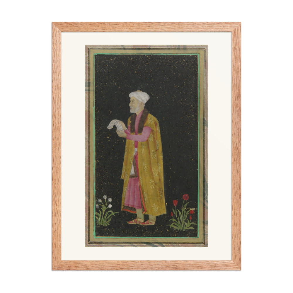 Portrait of I'timad al-Dawla — Restored Mughal Wall Art — view 3