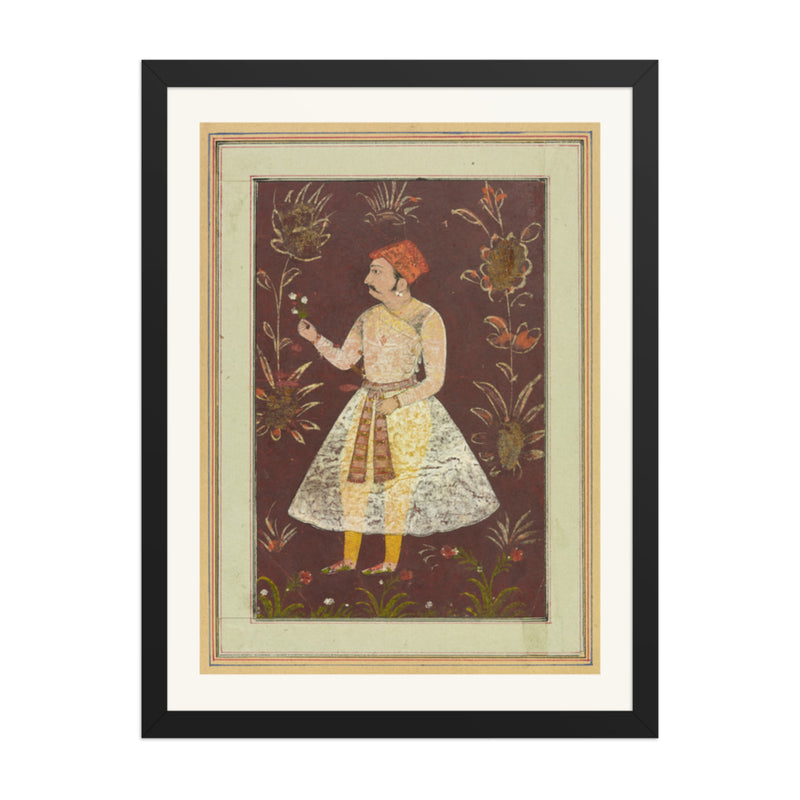 A Rajput Nobleman — Restored Rajput Wall Art