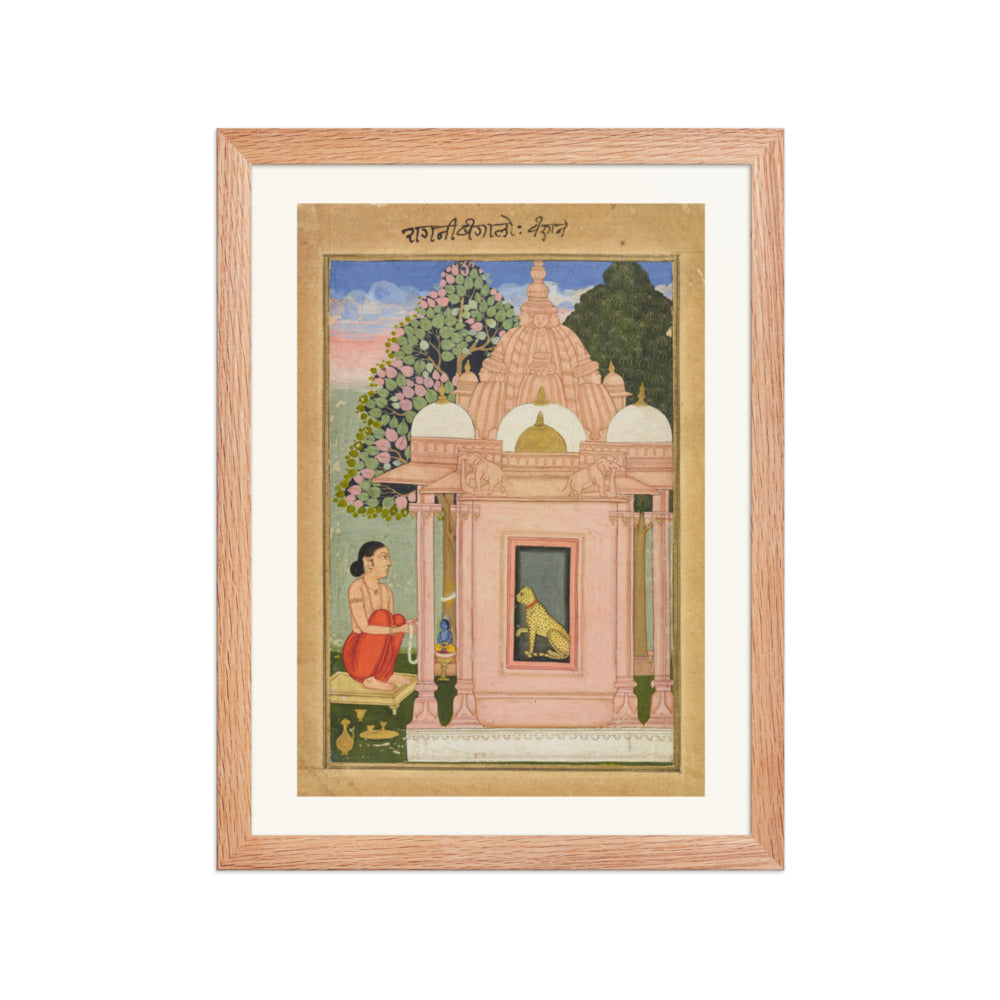 Bangali Ragini — Ragamala Folio — Restored Rajput Wall Art — view 4