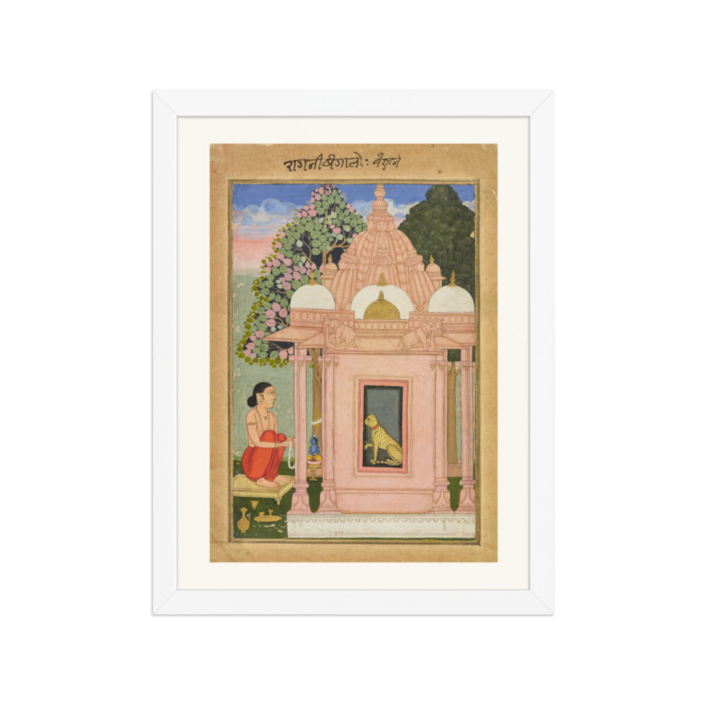 Bangali Ragini — Ragamala Folio — Restored Rajput Wall Art — view 6