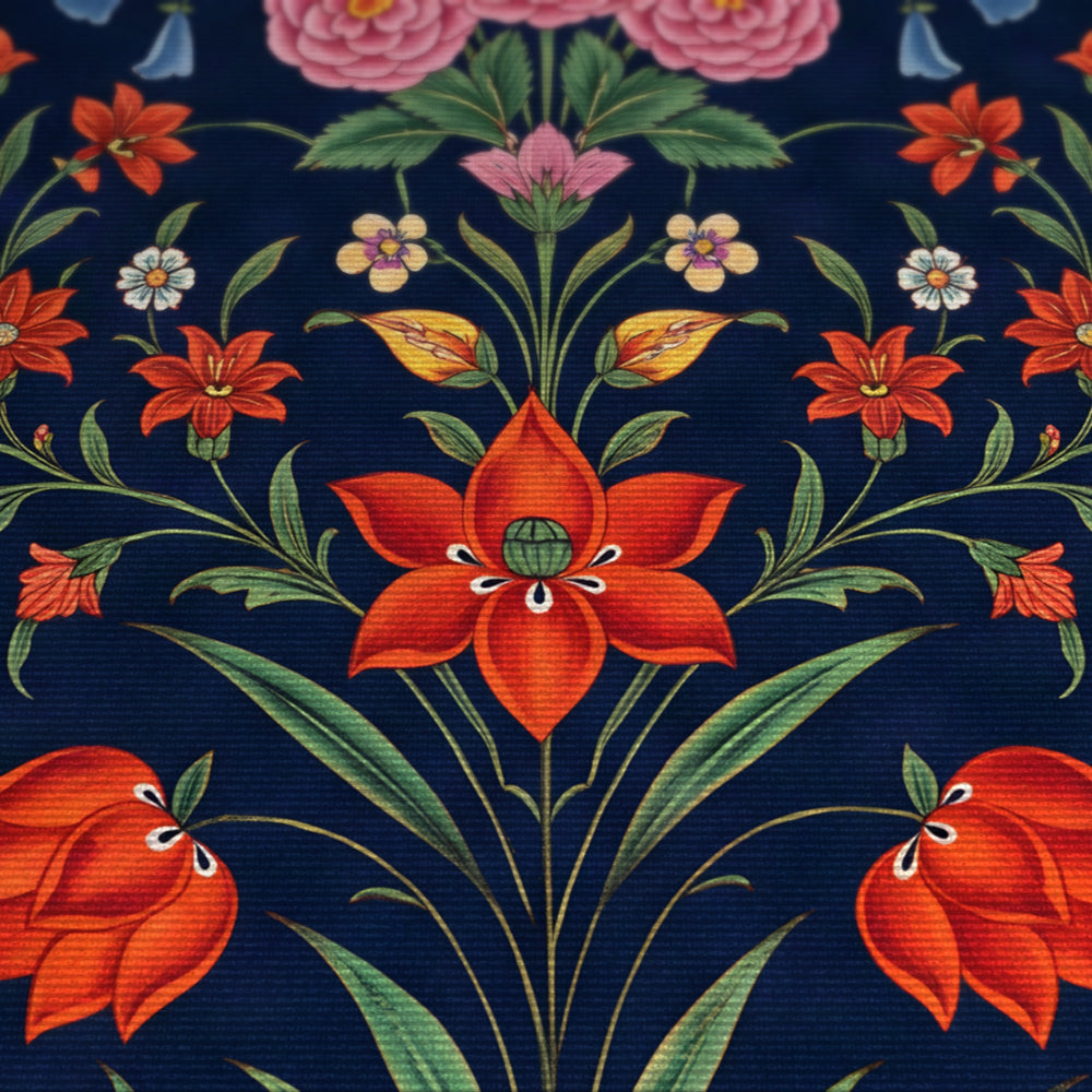 Hazar Gul — Mughal Millefleurs Area Rug — view 4