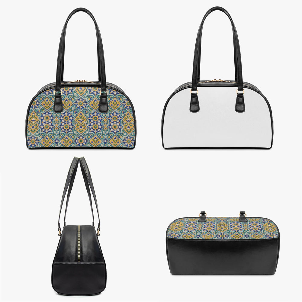 Kashi Tile — Lapis & Turquoise Arch-Top Handbag — view 2