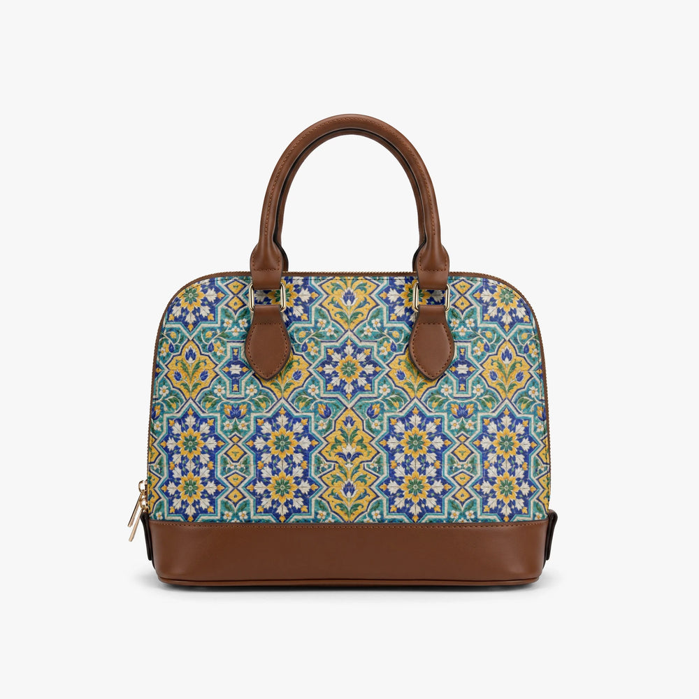 Kashi Tile — Lapis & Turquoise Dome Handbag — view 3