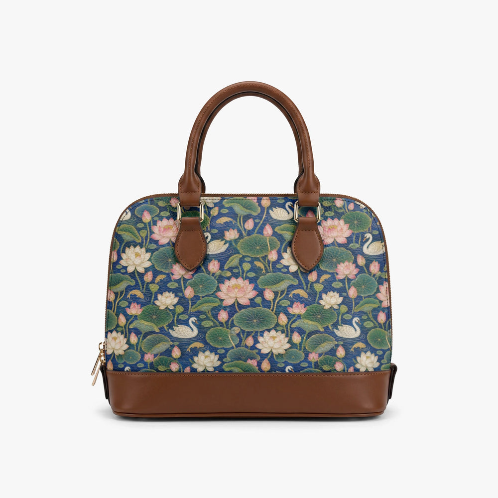 Kamal Talai — Lotus Pond Navy Dome Handbag — view 3