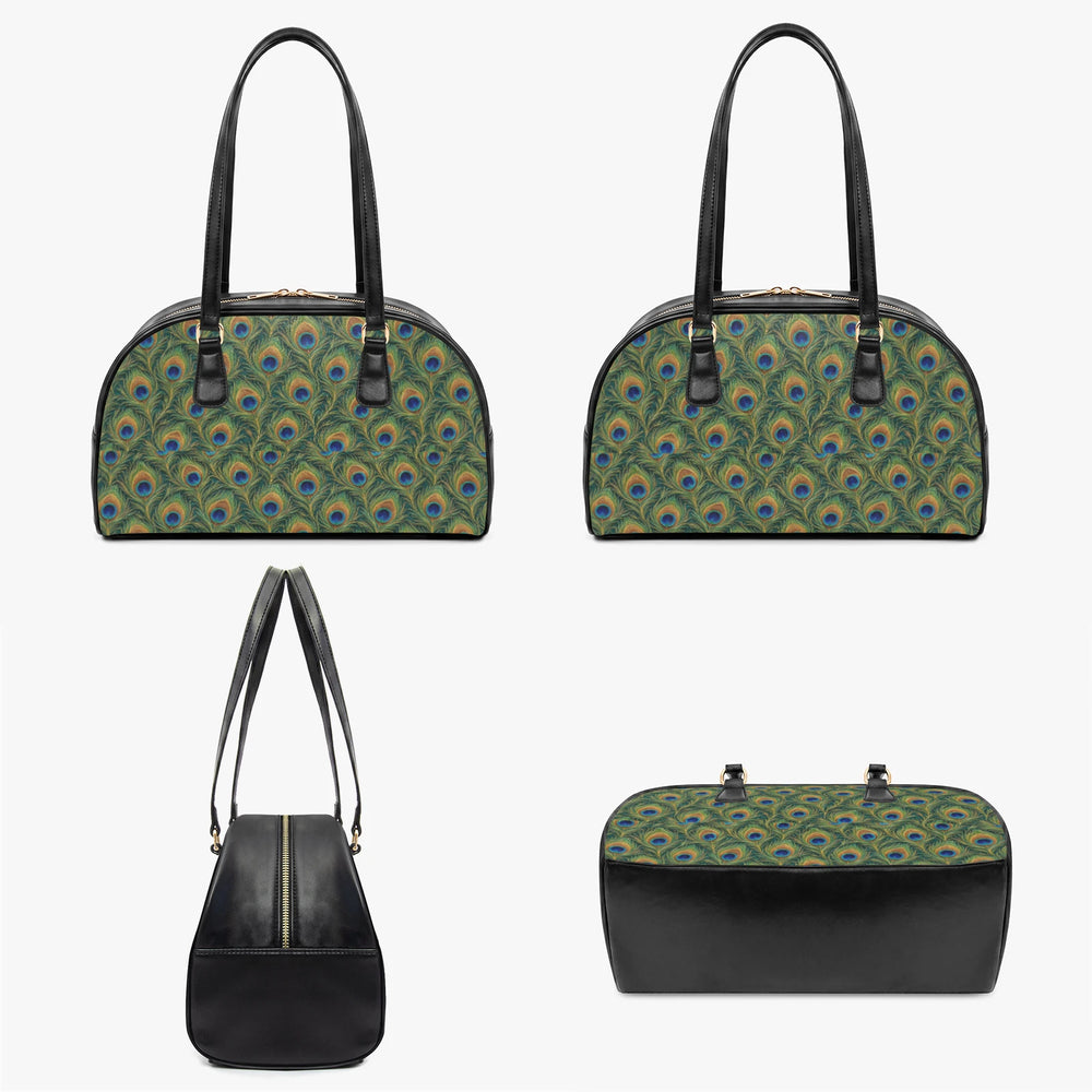 Mor Feather — Peacock Green Arch-Top Handbag — view 2