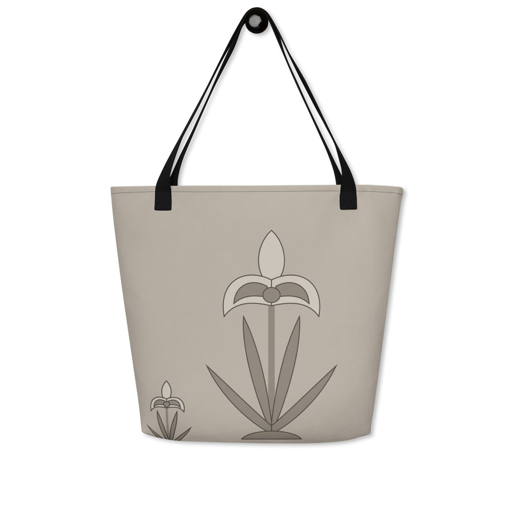 Iris Study — Mughal Botanical Tote Bag — view 4