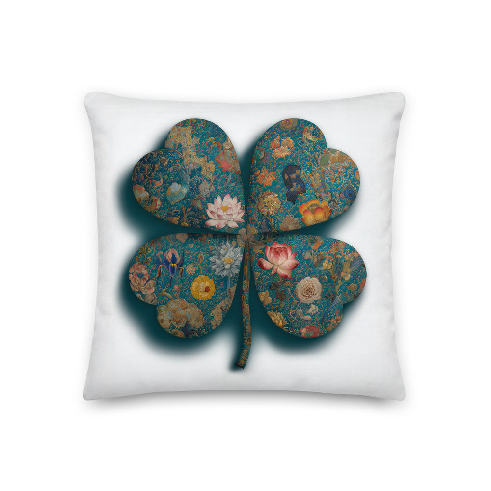 Four Gardens — Saffron & White Pillow and Pillow Case — view 2