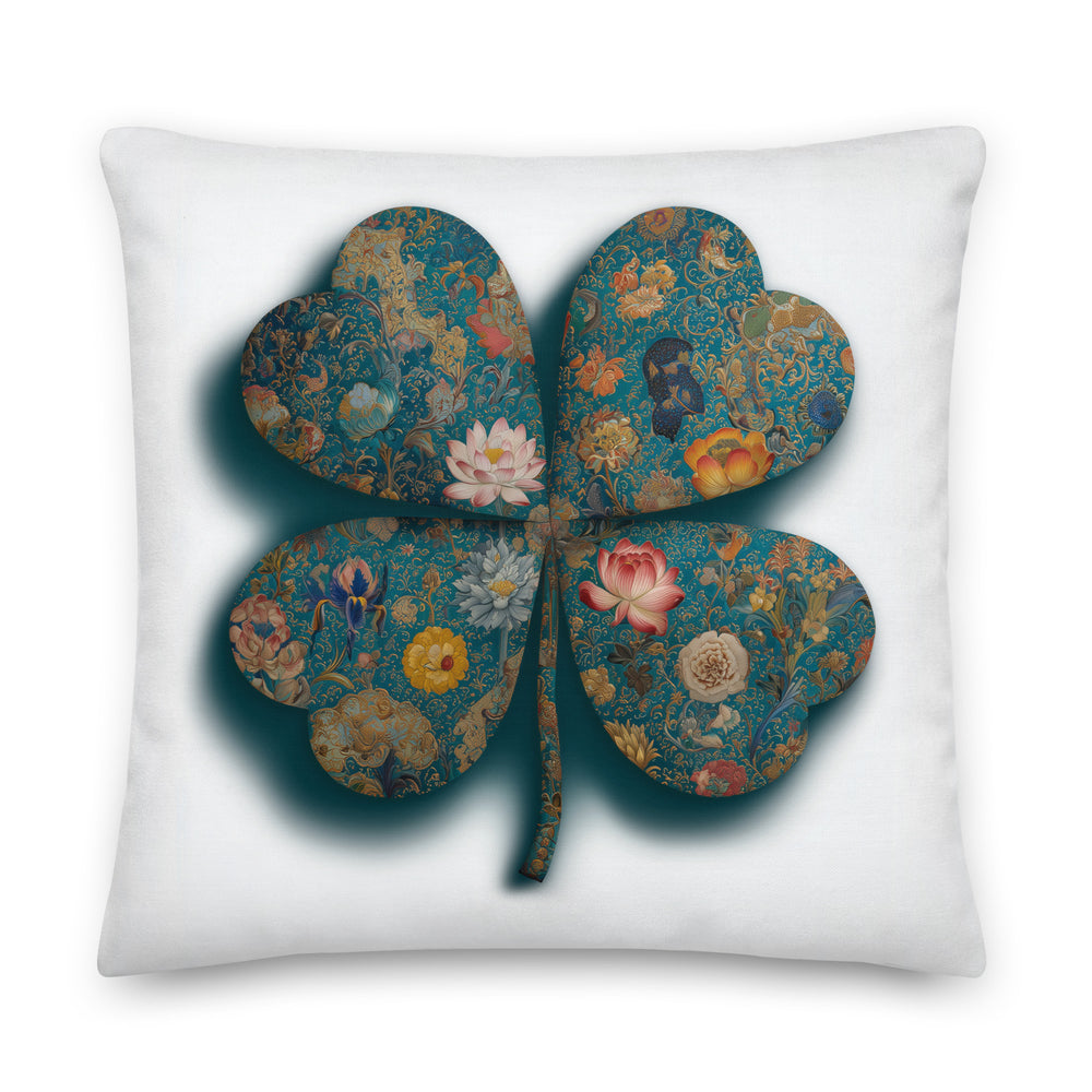 Four Gardens — Saffron & White Pillow and Pillow Case — view 4