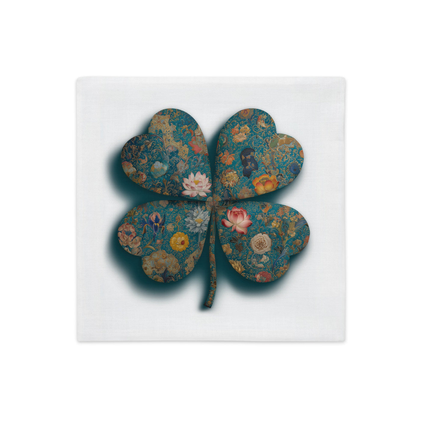 Four Gardens — Saffron & White Pillow and Pillow Case — view 5
