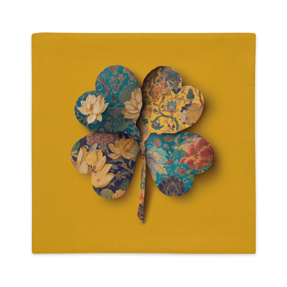 Four Gardens — Saffron & White Pillow and Pillow Case — view 8