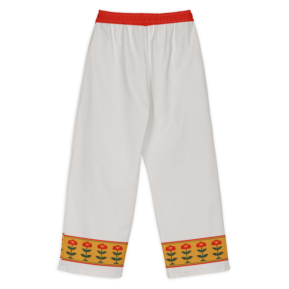Patka — Poppy Border Wide-Leg Trousers — view 6