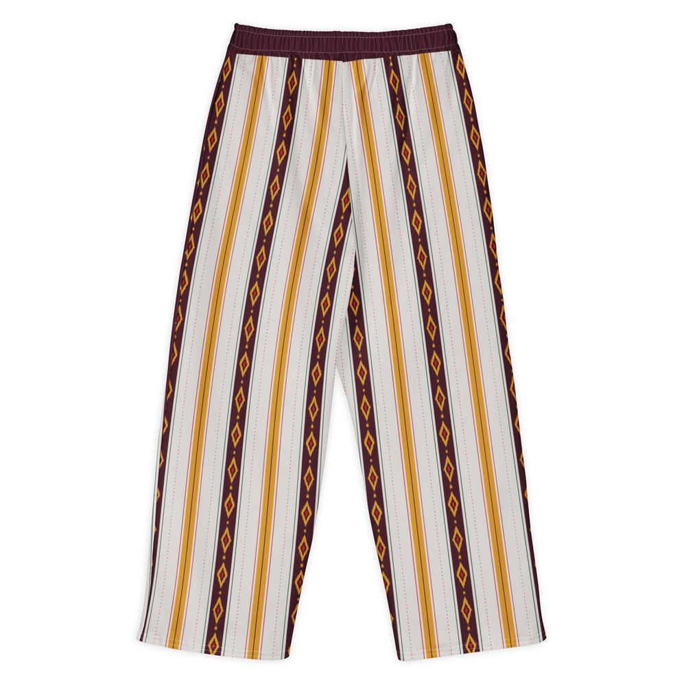 Mashru — Ikat Stripe Wide-Leg Trousers — view 6