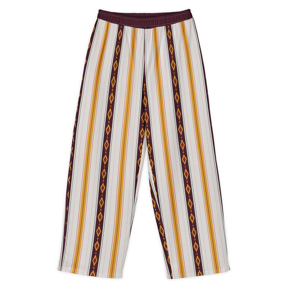 Mashru — Ikat Stripe Wide-Leg Trousers — view 5