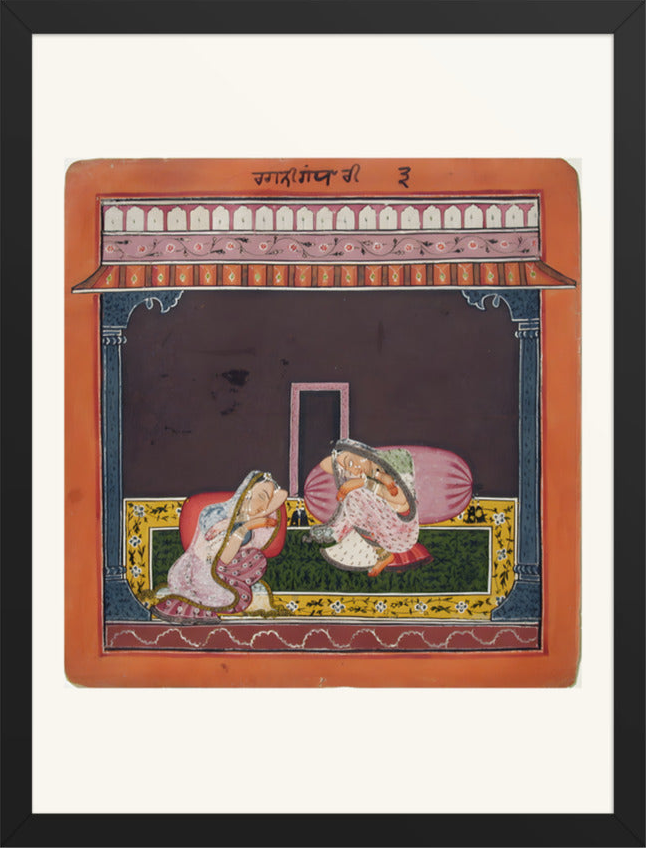 Andhriyari Ragini — Restored Rajput Wall Art — view 9