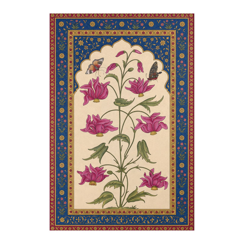 Gul-e-Mehrab — Mughal Flower Niche Area Rug