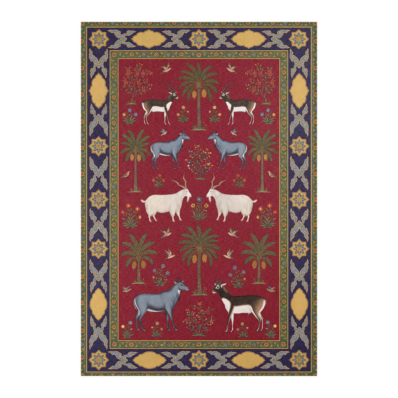 Lahore Menagerie — Mughal Animal Carpet Area Rug