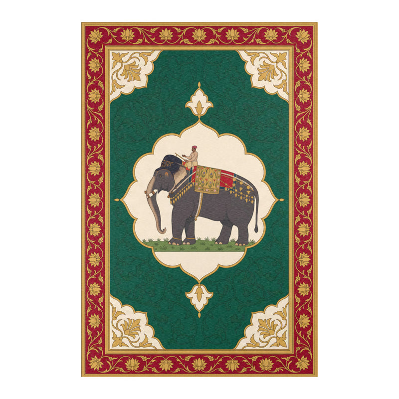 Alam Guman — Royal Elephant Medallion Area Rug