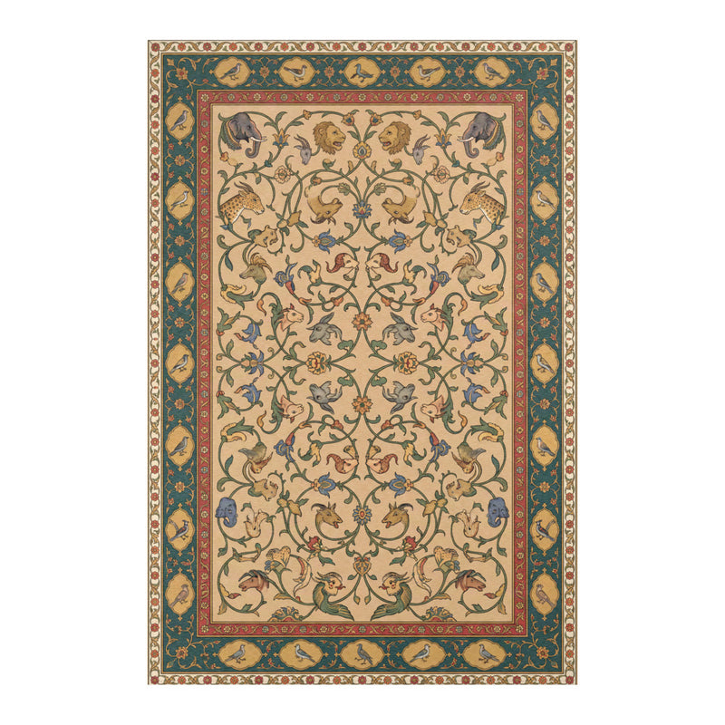 Waq-Waq — Mughal Animal Scroll Area Rug