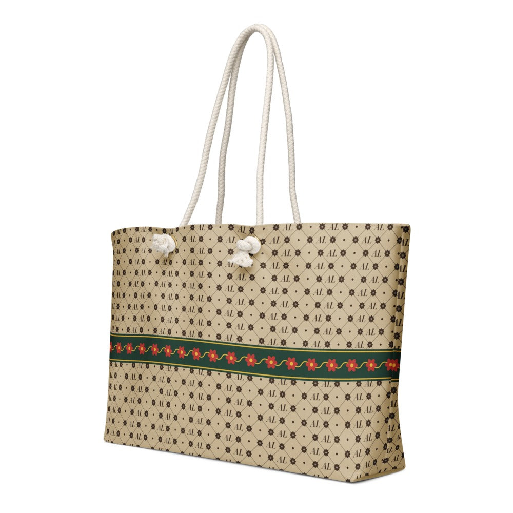 AL Trellis Canvas — Monogram Weekender Bag — view 5